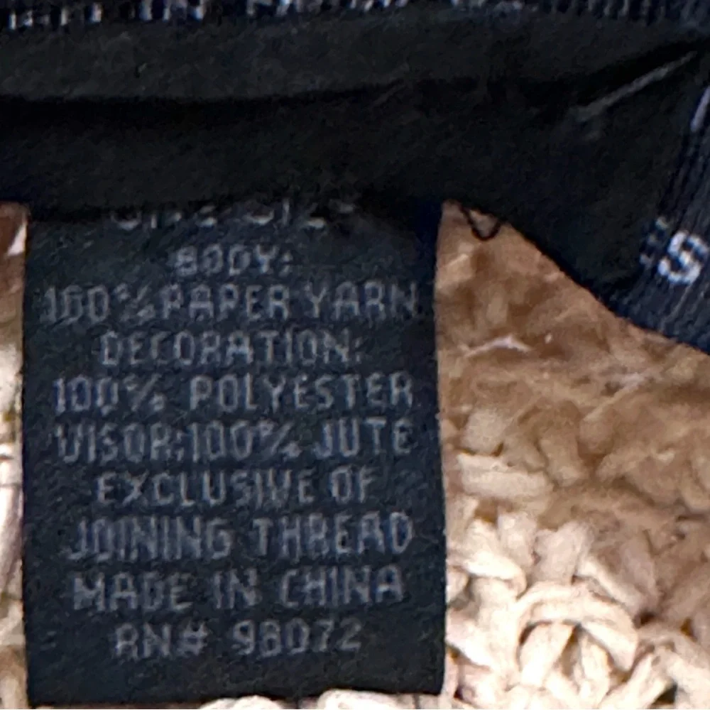 EUC Steve Madden Woven Flip Brim Fedora in Cream & Soft Pink. Size OS ๐ - Picture 3 of 10